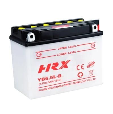 Yb6.5L-B Dry Charged Motorcycle Battery for Honda Cg125