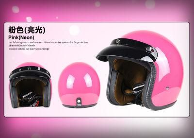 ABS material Open Face Helmet for Motorcycle Parts with Ce Certificated.