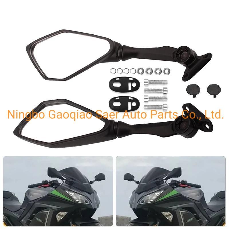 Motorcycle Mirror Sports Bike Rear View Mirror for Kawasaki Ninja 300 Ex300 Ninja 400 Ninja 250SL Zx-6r Zx636 Zx6r