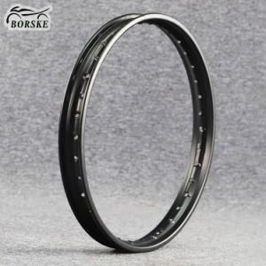 Borske Aluminum Alloy Rim Black Motorycycle Wheel Rim 16 17 18 Inch 28 32 36 40 Spoke Dirt Bike Rims for Sale