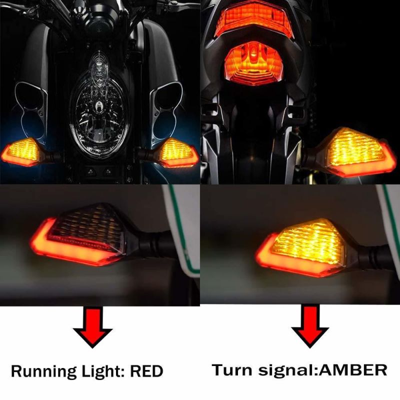 Motorcycle Rear Turn Signal Indicator Light for Kawasaki Honda Cbr600rr 2003-2006 Cbr1000rr 2004-2007 CB1300sf 2003-2012