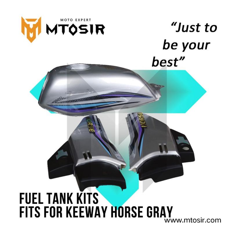 Mtosir Motorcycle Fuel Tank Kits Keeway Hourse Black Side Cover Motorcycle Spare Parts Motorcycle Plastic Body Parts Fuel Tank