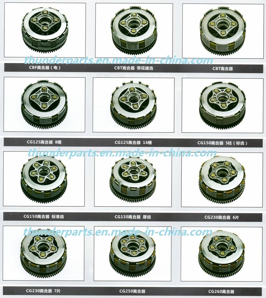 Motorcycle Clutch Assy/Canasta De Embrague Completo/Centrifugo/Variador/Cremallera Bajaj100, Xr150, Crf230, Nxr125, CB110, CB190r