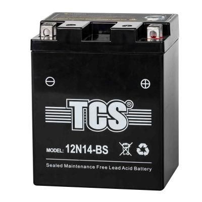 TCS 12v 11ah Sealed Maintenance Motorcycle Battery for Common motorcycle