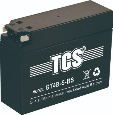 Sealed Maintenance Free Motorcycle Battery TCS GT4B-5-BS
