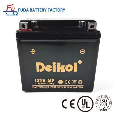 12n9 9ah AGM Lead Acid Maintenance Free Motorcycle Battery