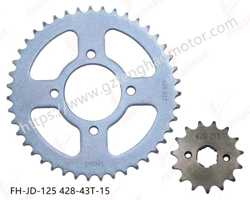 Hot Sale Motorcycle Parts Sprocket Kit for Honda Jd125/Cgl125/Titan2000