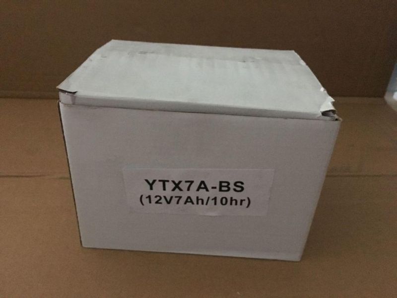 Ytx7a-BS Dry Charge Mf Motorcycle Battery Motorcycle Spare Parts for ATV 250 Cc