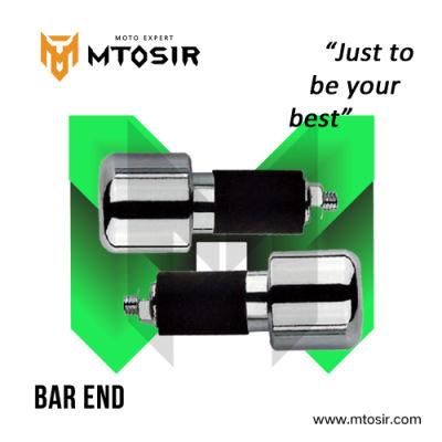 Mtosir High Quality Handle Bar End Universal Motorcycle Accessories Motorcycle Spare Parts Chrome Black Handle Grip Bar End