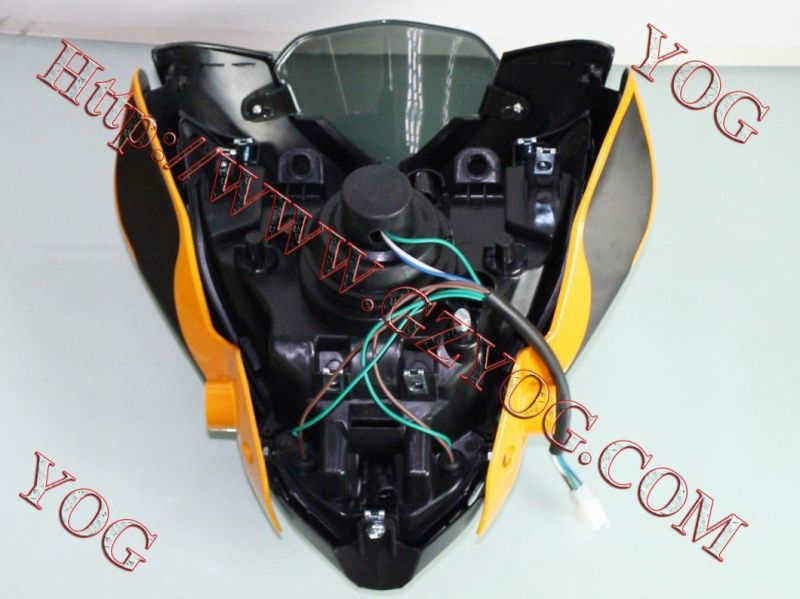 Motorcycle Spare Parts Headlight Assy Akt125 Bajaj Discover135 Biz200