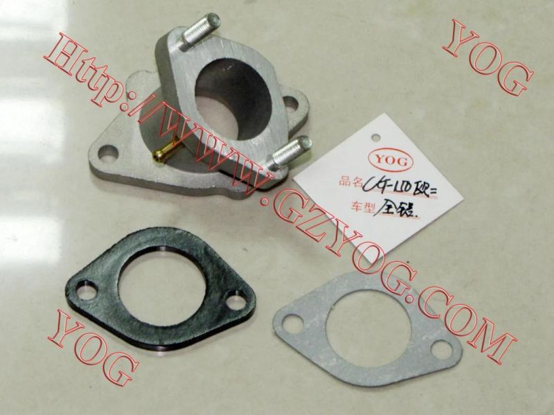 Yog Motorcycle Parts Base De Carburador Carburetor Pipe Joint Cg200