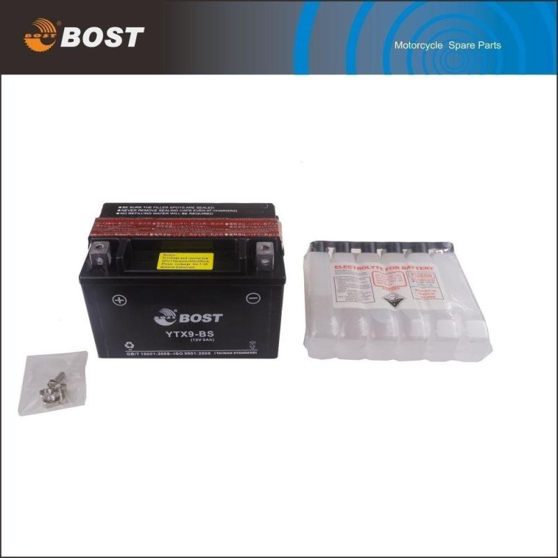 Motorcycle Parts Half Maintenance-Free Battery Water Battery Ytx9-BS for Motorbikes
