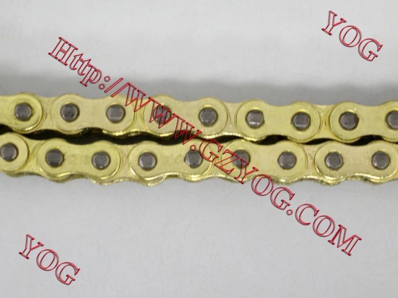 Motorcycle Parts of 520h-136L Driven Chain in Golden Color