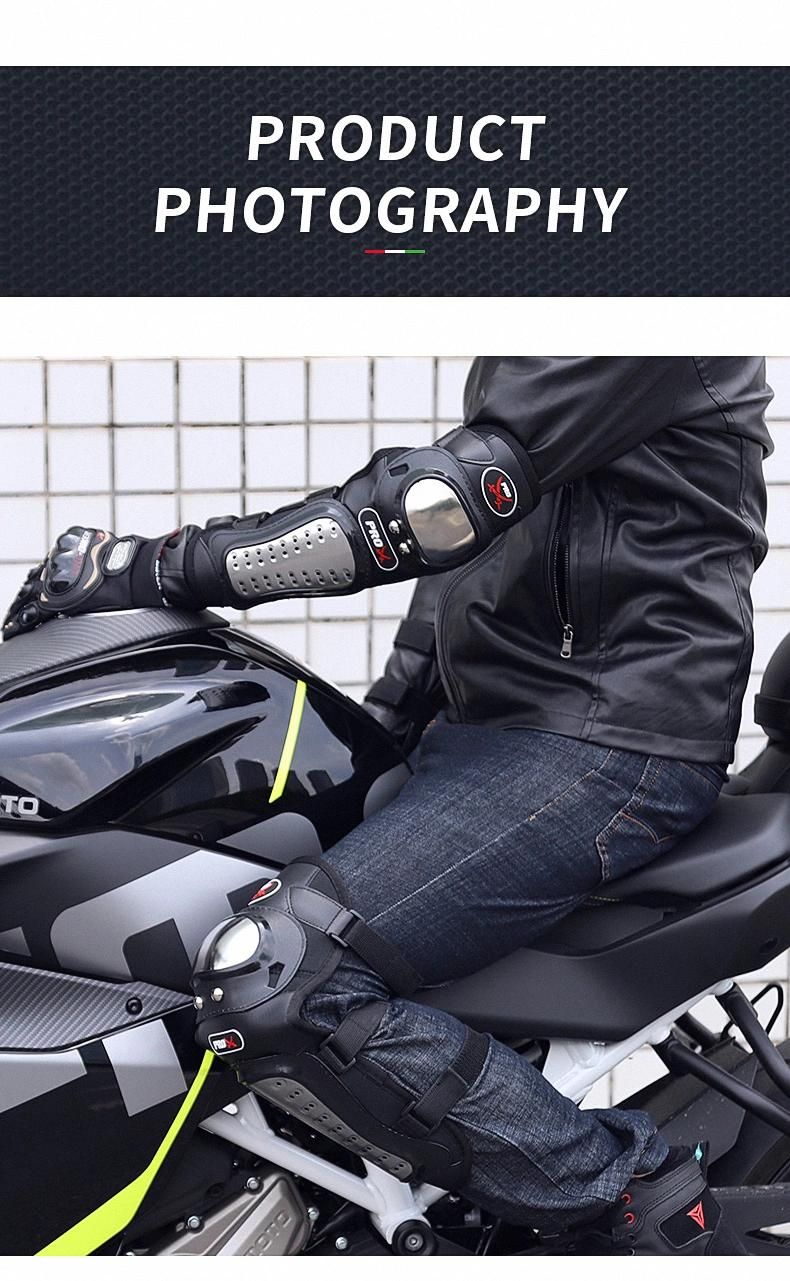 4PCS Elbow Knee Pads Protector Motorcycle Motocross Knee Braces MTB Guard Equipment Pad Skis Kneepads
