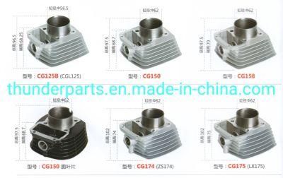 Motorcycle Cylinder Block Kit for Cg125/150/158/174/175/Zs175/Lx175/56.5mm/62mm/62mm