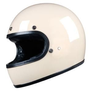 DOT Approved ABS/Fiberglass Full Face Motorcycle Helmet Single Visor Transparent/Black