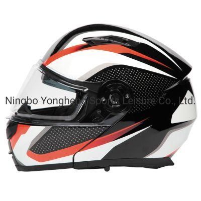 Motorcycle Street Bike Modular Flip up Dual Visor Sun Shield Full Face Helmet