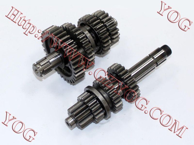 Yog Motorcycle Spare Parts Transmission Gears Complete for Bajajboxer, Cg200, Tvs Star