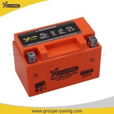 Factory Motorcycle Spare Parts Maintenance-Free Mf12V7-1A 12V7ah Motorcycle Battery for Motorbike