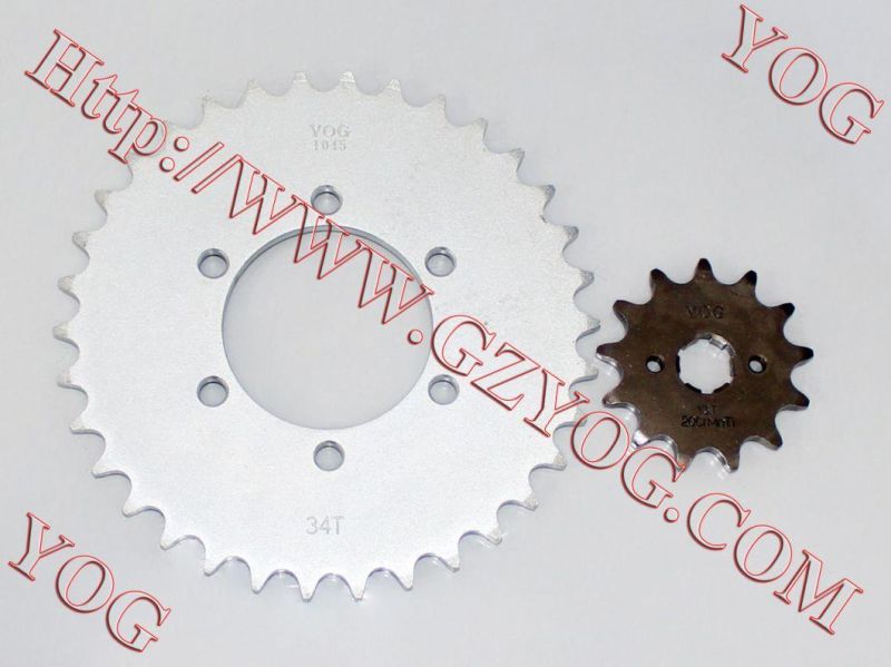 Motorcycle Part Transmission Sprocket Kit Tvs Star Bajaj Boxer