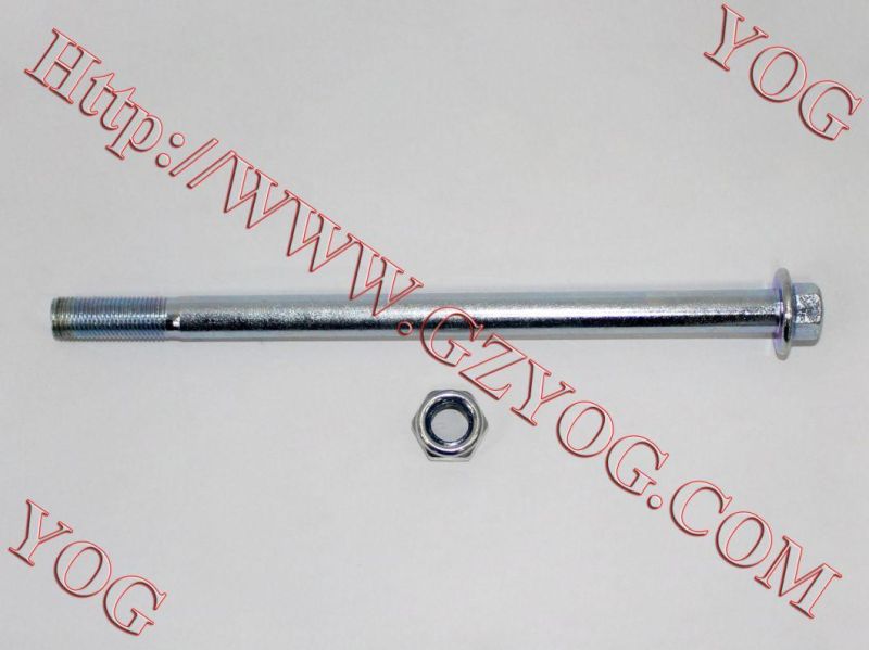 Yog Motorcycle Spare Part Rear Wheel Axle for Tvs Star (10X220) Bajaj Boxer (10X240) Tvs Star Hlx125 (12X218)
