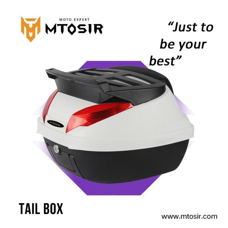 Mtosir High Quality Universal Motorcycle/Scooter Tail Box Helmets Box Luggage Box Rear Box Plastic Motorcycle Accessories Case Box