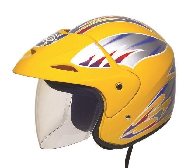 Motorcycle Helmet 3/4 Open Face Half Helmet with Full Face Shield Visor, Factory Price