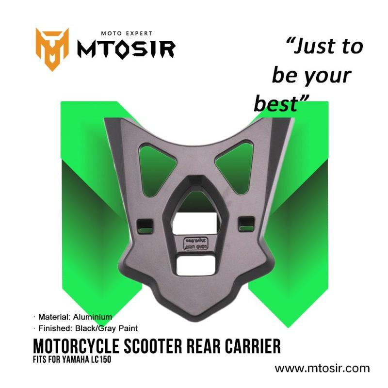 Mtosir Motorcycle Scooter YAMAHA LC150 Rear Carrier Black/Gray Paint High Quality Professional Rear Carrier