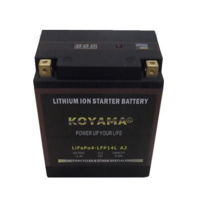 High Rate Motorcycle LFP14L-A2/Yb14L-BS LiFePO4 Li-ion Battery