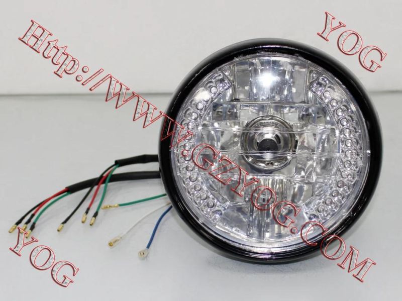 Yog Motorcycle Foco Head Light Headlamp Head Lamp Headlight Tvs Victor Glx125