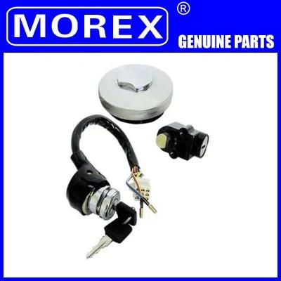 Motorcycle Spare Parts Accessories Morex Genuine Ignition Lock Set Kit Tank Cap for Ax-100