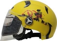 4/3 Open Face Helmet with Double Visor for Motorcycle and Bicycle