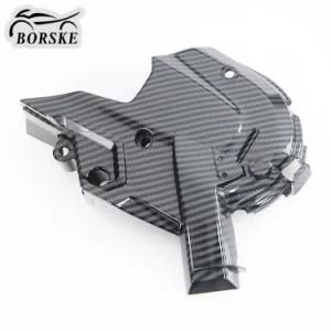 Motorcycles Left Engine Protection Cover Engine Box Gear Cover Carbon for Honda Pcx 2018