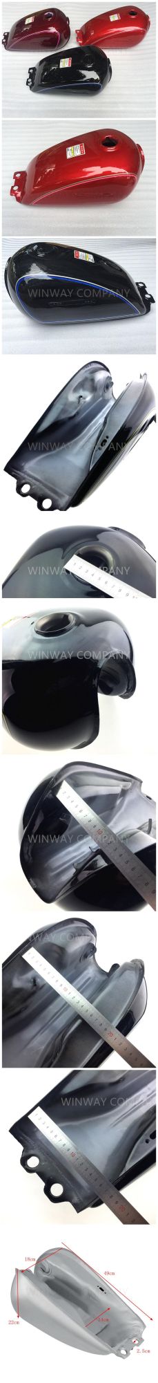 Gn125 9L Universal Motorcycle Retro Fuel Gas Tank