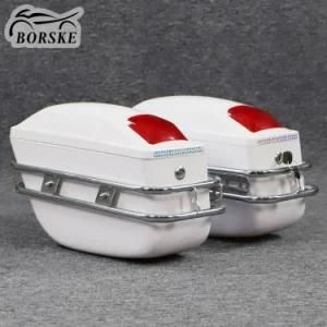 Wholesale Motorcycle Box Set Motorcycle Side Box Motorcycle Saddle Box for Police with Lamp