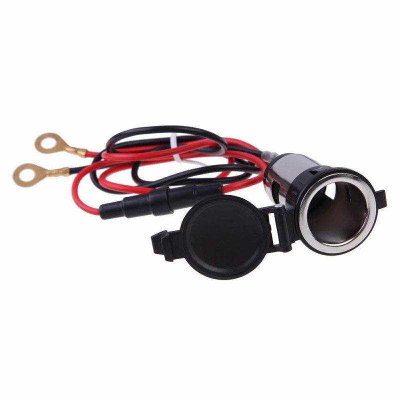 12V 120W Car Motorbike Motorcycle Boat Tractor Cigarette Lighter Power Outlet Plug Socket