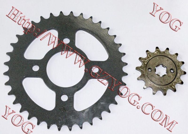 Yog Motorcycle Parts Sprocket Kit for Bajaj Pulsar 180 Tvsvictorglx125 Nxr150bross