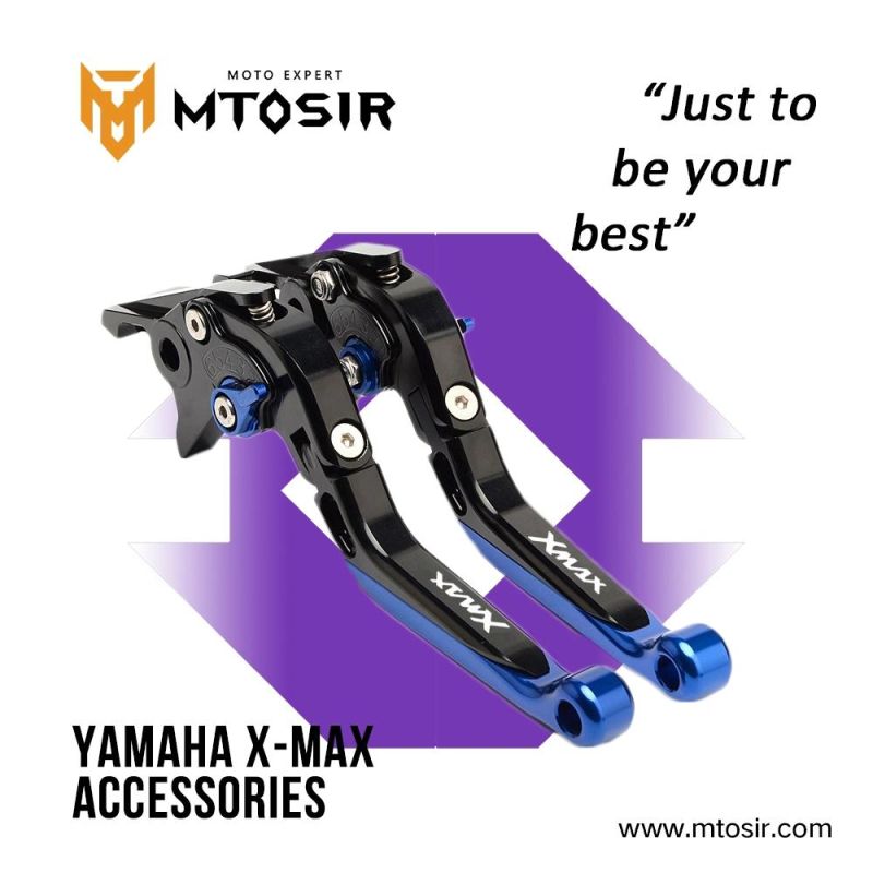 Mtosir Motorcycle CNC Handle Lever YAMAHA X-Max Spare Parts Multi-Colors Aluminium Alloy CNC Handle Lever