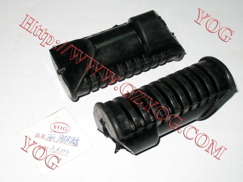 Motorcycle Spare Part Front Footrest Rubber for Bajaj Boxer, CB125ace, Tvs Star