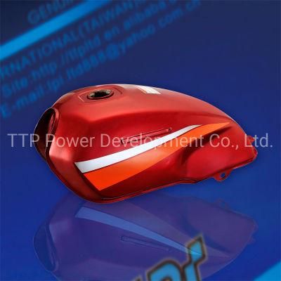 Gasoline Suzuki Motorcycle Parts Red with Pattern Oil/Fuel Tank Hj125K-a