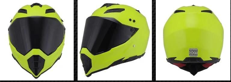 Motocross Helmet with Full Face Shield Visor, Casco Moto, Safety Helmet