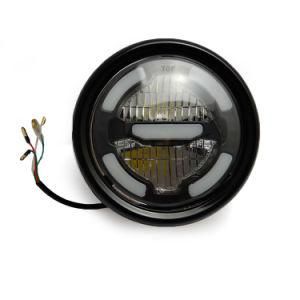 Fhada367bk Motorcycle Parts Chrome or Black Universal Headlight