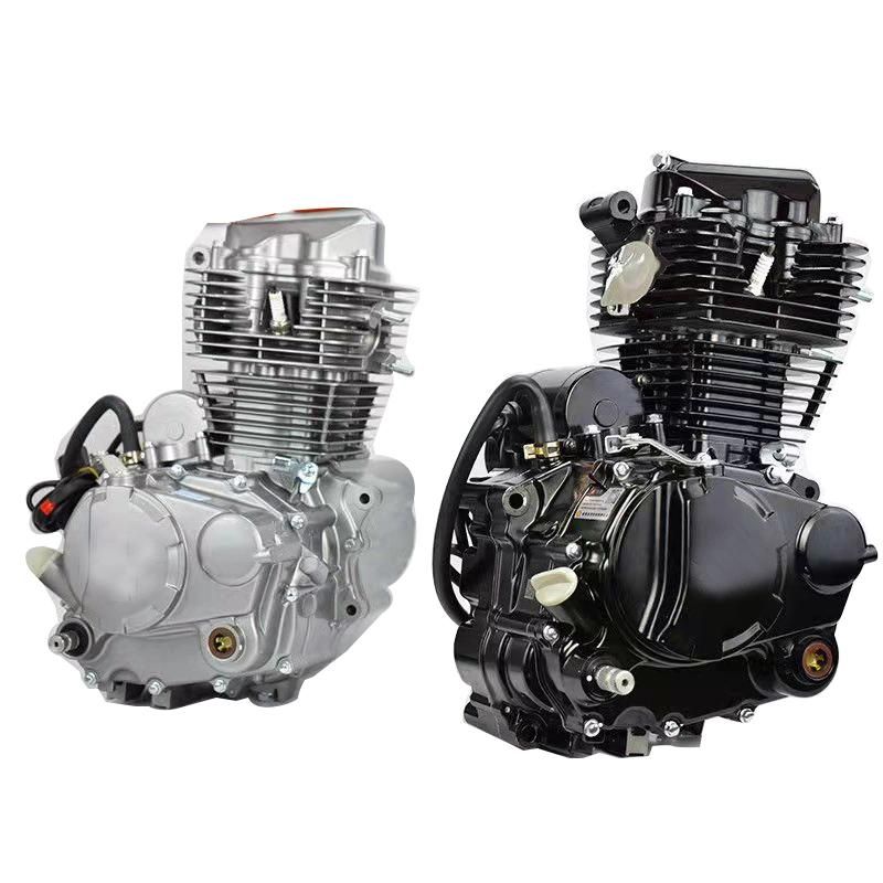 The New Original Motorcycle Tricycle Engine Assembly Cost-Effective King Cg175 Black King Kong Engine