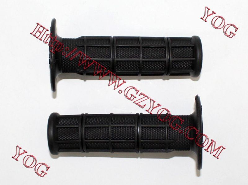 Yog Motorcycle Parts Motorchcle Handle Grip for Bajaj Boxer Black Color