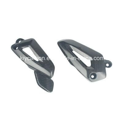 Twill Carbon Motorcycle Part Heel Guard for Triumph Tiger 800