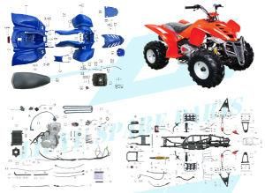 150cc Popular ATV Parts (The whole parts provided)