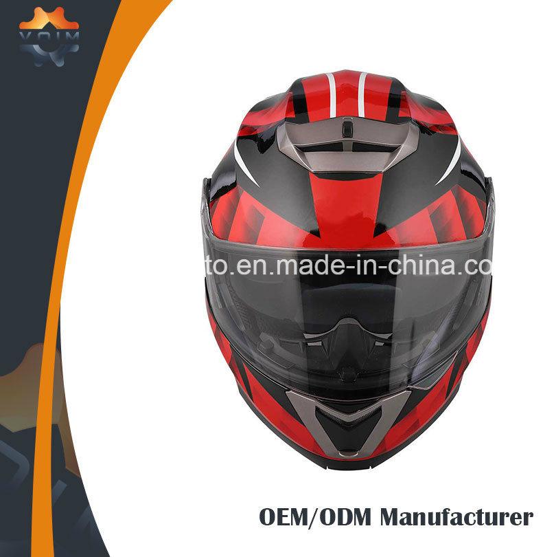 New Technical Design Double Visor Full Face Helmets DOT Motorbike Full Face Helmet