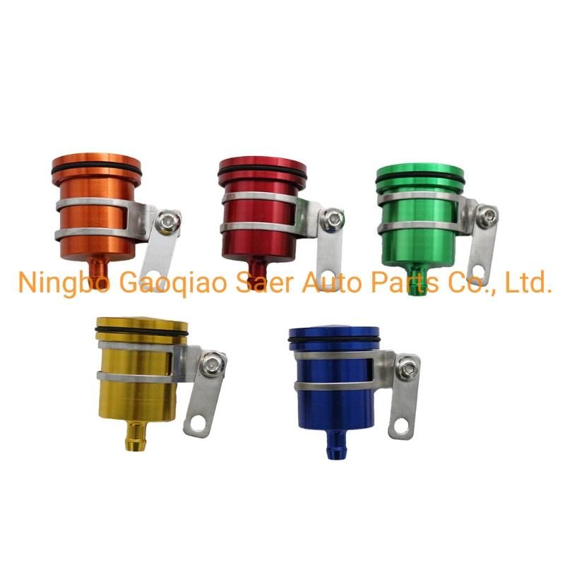 Universal Motorcycle Modified CNC Aluminum Alloy Upper Pump Oil Pot Brake Clutch Oil Tank