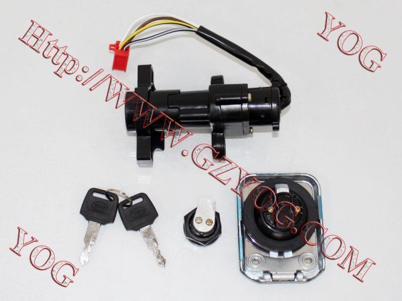 Yog Motorcycle Parts Ignition Switch Complete for Bajaj Bm100 Bm150 Boxer