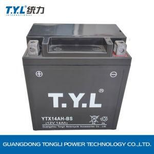 Ytx14ah-BS 12V13ah Maintenance Free Lead Acid Motorcycle Battery with Factory Price Motorcycle Parts